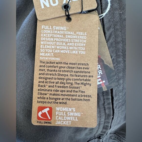 Carhartt Full Swing Washed Duck Sherpa Lined Jacket Gray XXL NWT - Picture 12 of 12